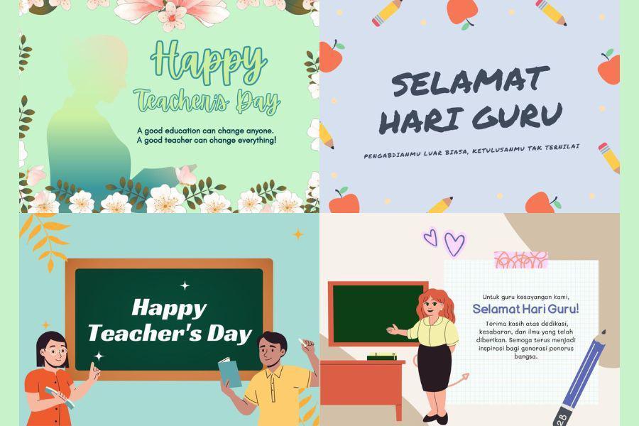 7 Kartu Ucapan Hari Guru Nasional 2024, Kata-katanya Menarik!