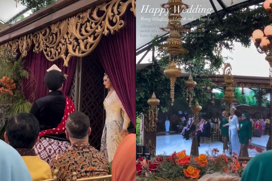 Dekorasi Akad Nikah Angela Perkasa-Hafizzy Akbar, Simpel dan Elegan