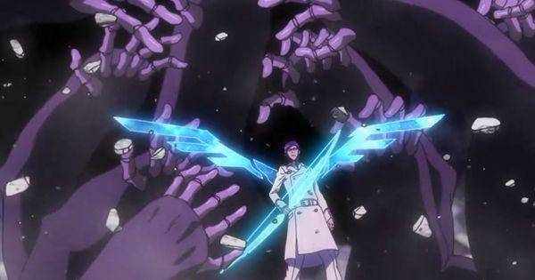 Hihi Tensho menangkap Ishida ( Dok. Pierrot / Bleach )