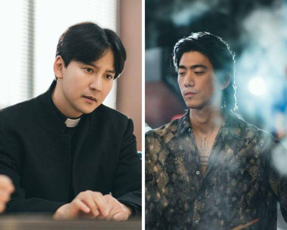 potret Kim Nam Gil dan Sung Joon di drakor The Fiery Priest 2 (dok. SBS/The Fiery Priest 2)