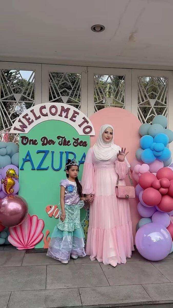 Dekorasi Pesta Ultah Azura, Anak Kedua Aurel dan Atta Halilintar (instagram.com/tasyiiathasyia)