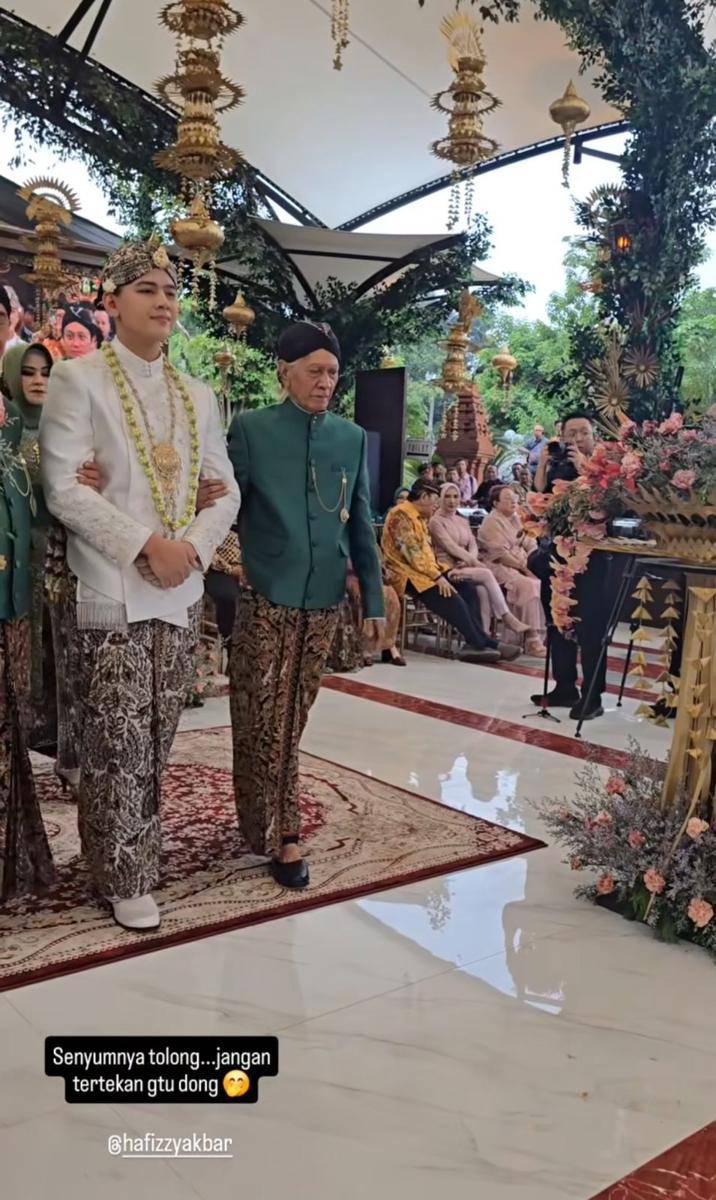 Dekorasi Akad Angela Perkasa dan Hafizzy Akbar (instagram.com/hafizzyakbar)