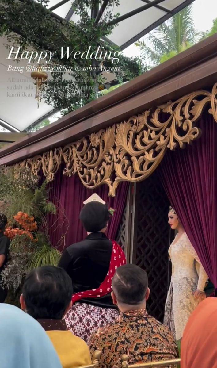 Dekorasi Akad Angela Perkasa dan Hafizzy Akbar (instagram.com/hafizzyakbar)
