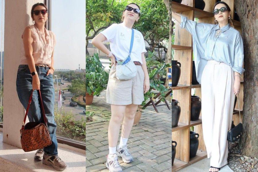 7 Gaya OOTD Hangout Jennifer Arnelita, Nyaman Pakai Celana Denim