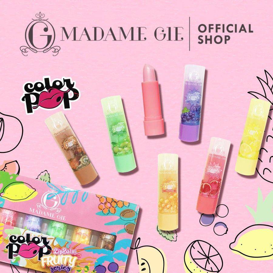 Madame Gie Color Pop Lip Balm (tokopedia.com/madamegie)