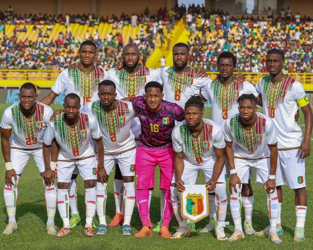 Timnas Mali berfoto sebelum memulai pertandingan. (instagram.com/femafoot_official)