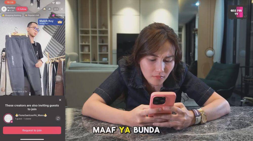 Ayu Ting Ting larisi dagangan (YouTube.com/Qiss You TV)