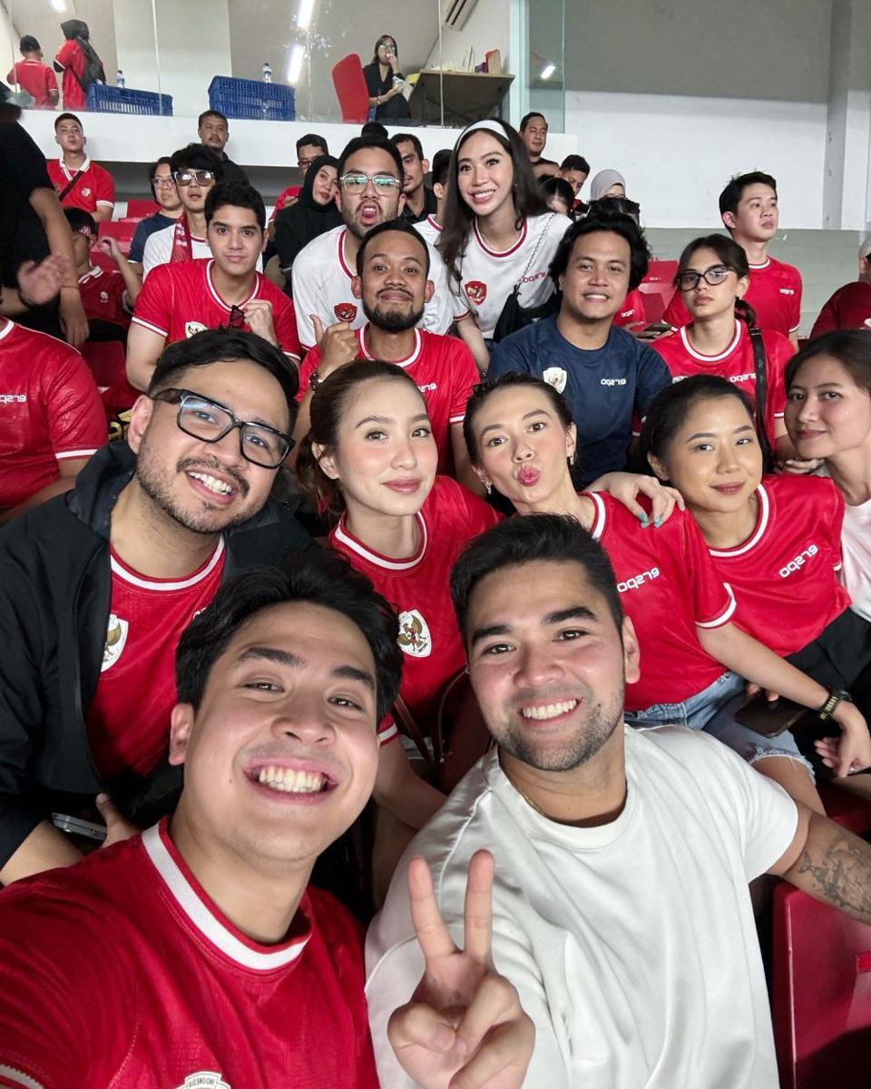 Jerome Polin nonton timnas (Instagram.com/jeromepolin)
