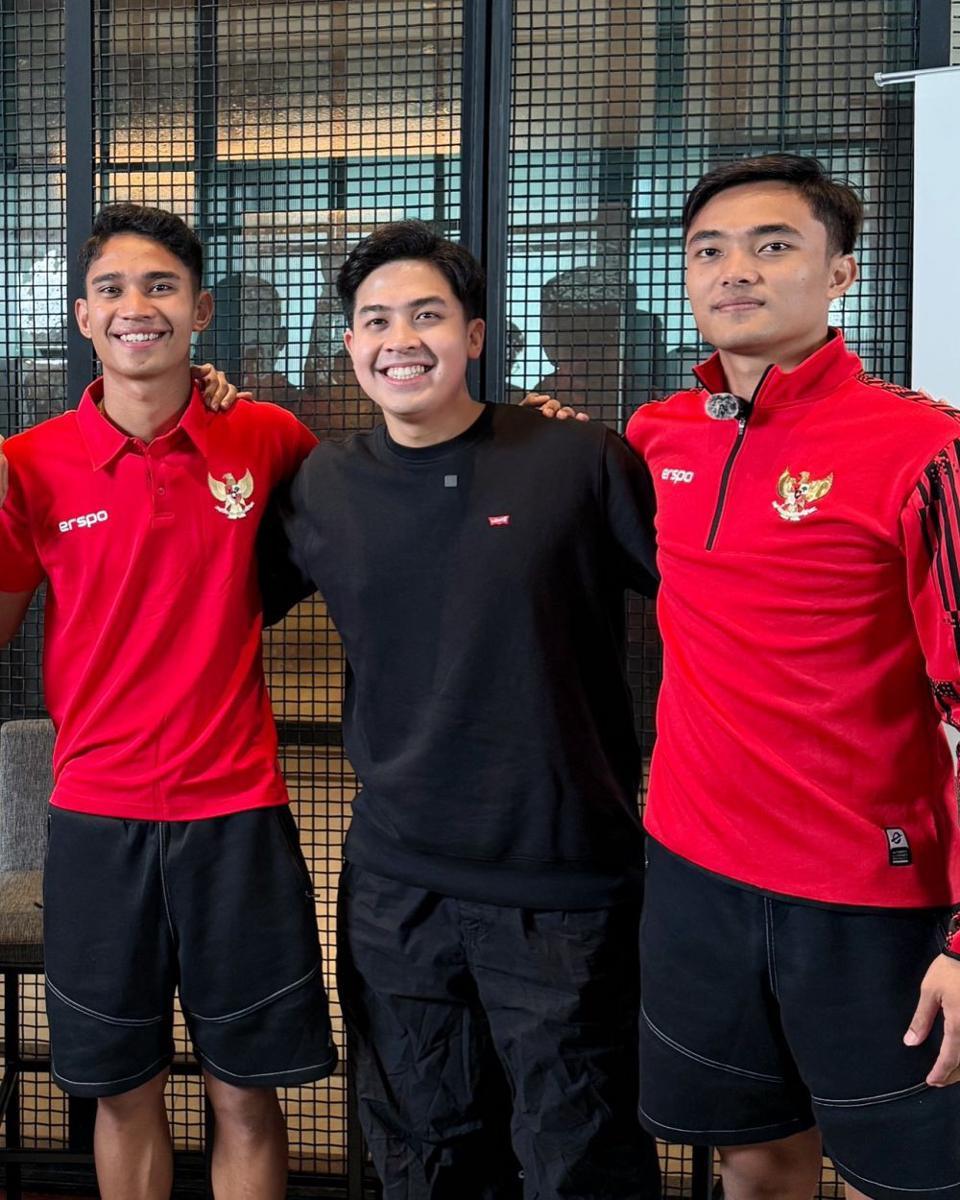 Jerome Polin nonton timnas (Instagram.com/jeromepolin)