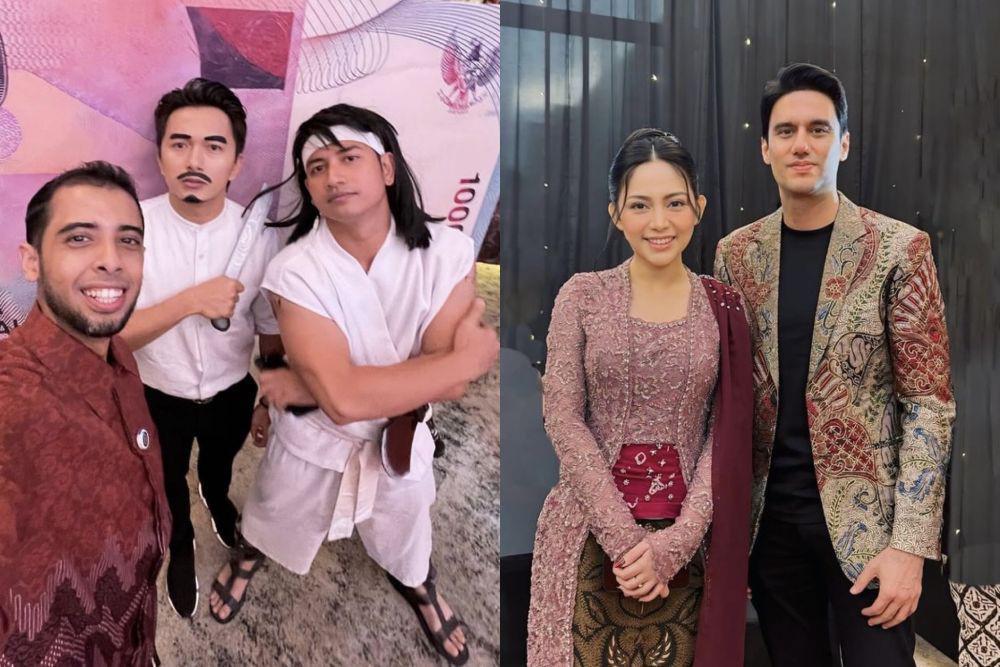 7 Potret Tamu Artis di Ultah ke-30 Ibnu Wardani, Cosplay Pahlawan