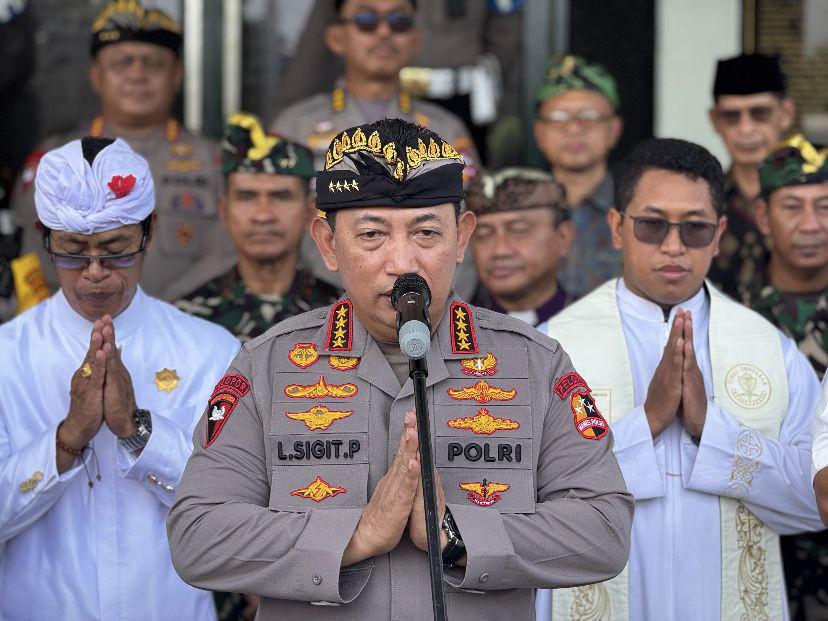 Kapolri Hadiri Doa Lintas Agama di Bali untuk Kesuksesan Pilkada 2024