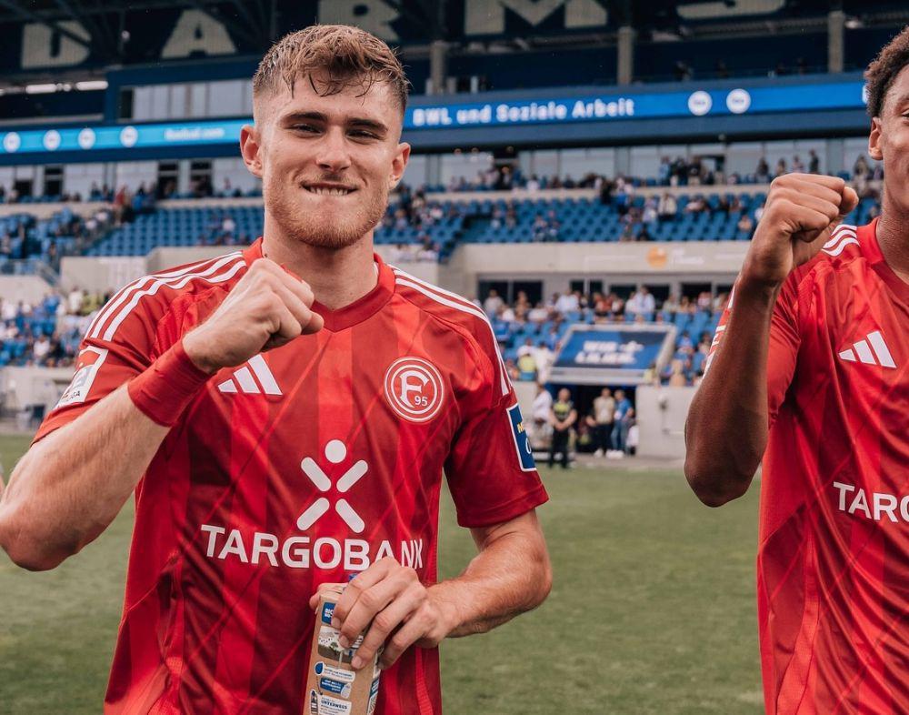 Tim Rossmann ketika memperkuat Fortuna Duesseldorf. (instagram.com/f95)