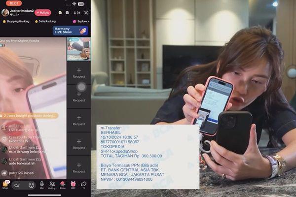 8 Potret Ayu Ting Ting Borong Dagangan UMKM di Live TikTok