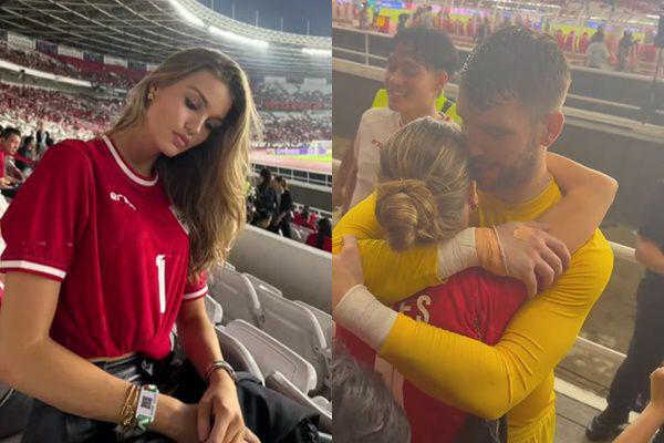 7 Potret Luna Bijl, Kekasih Maarten Paes, Nonton Timnas Indonesia