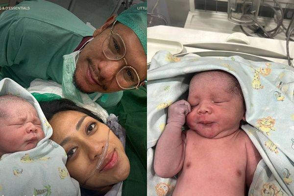 7 Potret Istri Angga Maliq & D'Essentials Melahirkan Anak Pertama