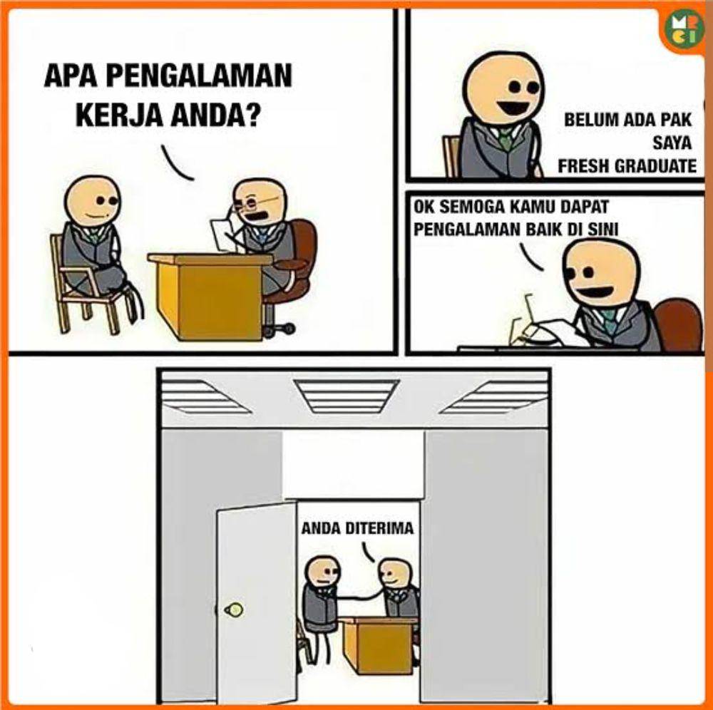 meme fresh graduate (instagram.com/mrci.id)