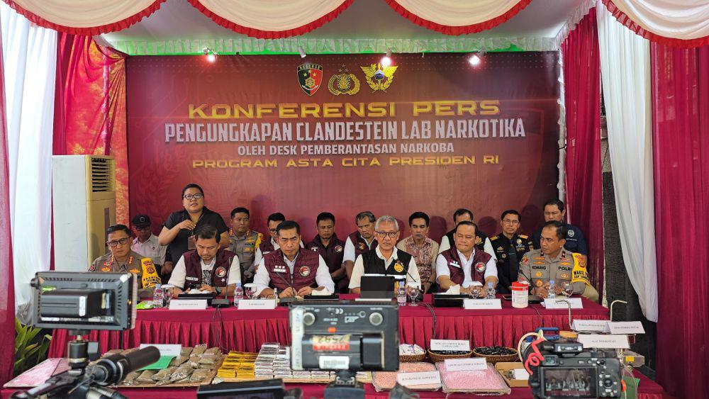 Sinergi Bea Cukai-Polri Ungkap Clandestine Lab Jaringan China di Bali