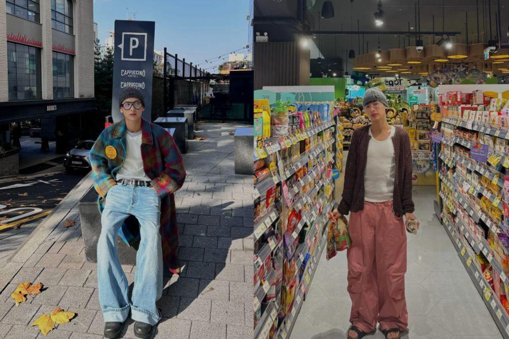 7 Inspirasi OOTD Pakai Beanie Hat ala Gun Atthaphan, Fashionable!