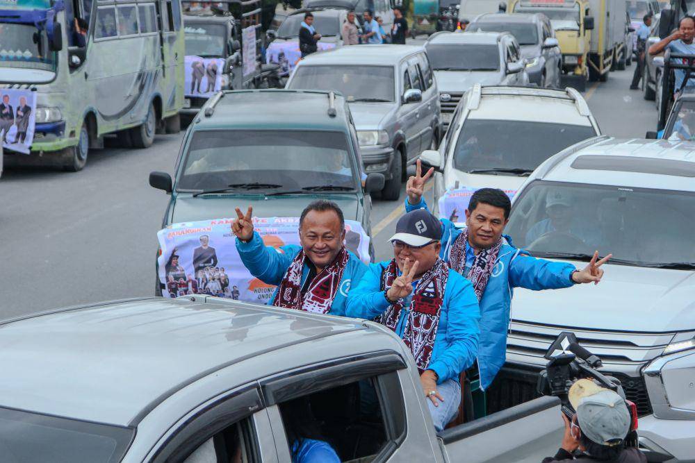 Kampanye akbar Hendri Simamora-Yanto Sihotang di Humbahas, Selasa (19/11/2024) (dok.istimewa)