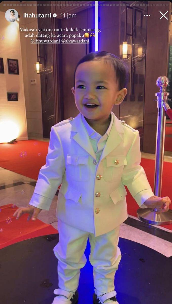 potret ultah ke-30 Ibnu Wardani (Instagram.com/lalitahutami)