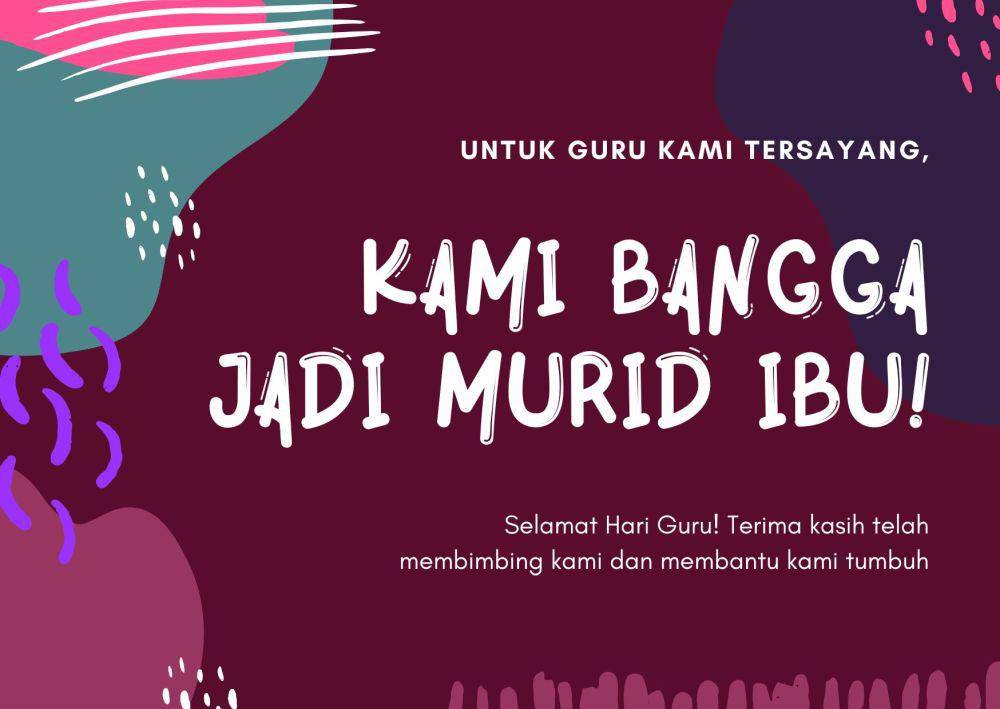 Kartu Ucapan Hari Guru untuk Anak SD (IDN Times/Nisa Zarawaki)