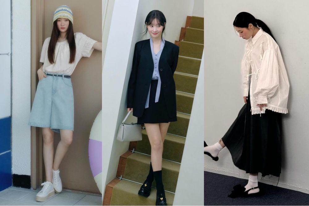 7 Ide Mix and Match Blouse ala Jung Chaeyeon, Manis Banget!