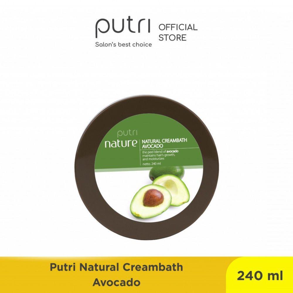 Putri Natural Creambath Avocado (shopee.co.id/Putri Official Shop)