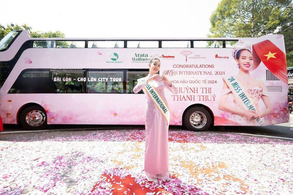 Potret Homecoming Miss International 2024 Huynh Thi Thanh Thuy (Instagram.com/thanhthuy.hhvn)