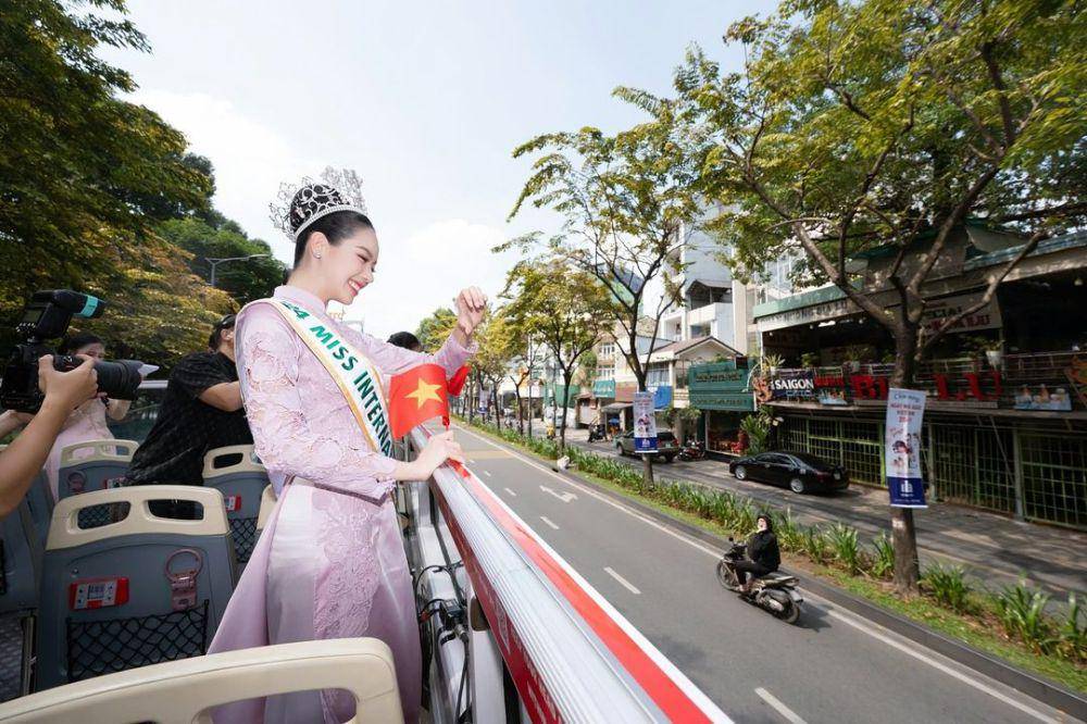 Potret Homecoming Miss International 2024 Huynh Thi Thanh Thuy (Instagram.com/thanhthuy.hhvn)