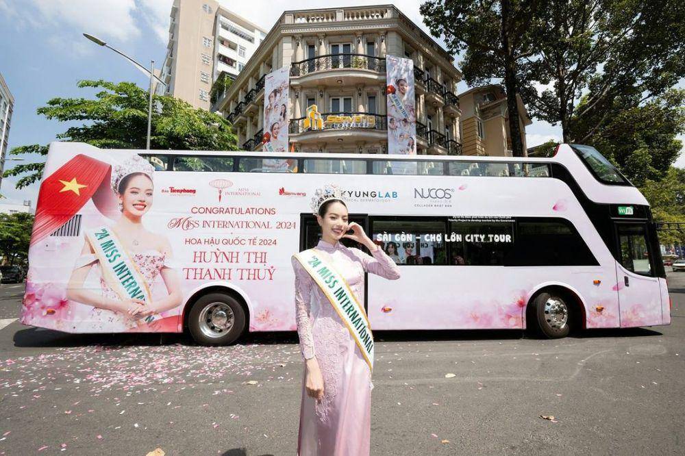 Potret Homecoming Miss International 2024 Huynh Thi Thanh Thuy (Instagram.com/thanhthuy.hhvn)