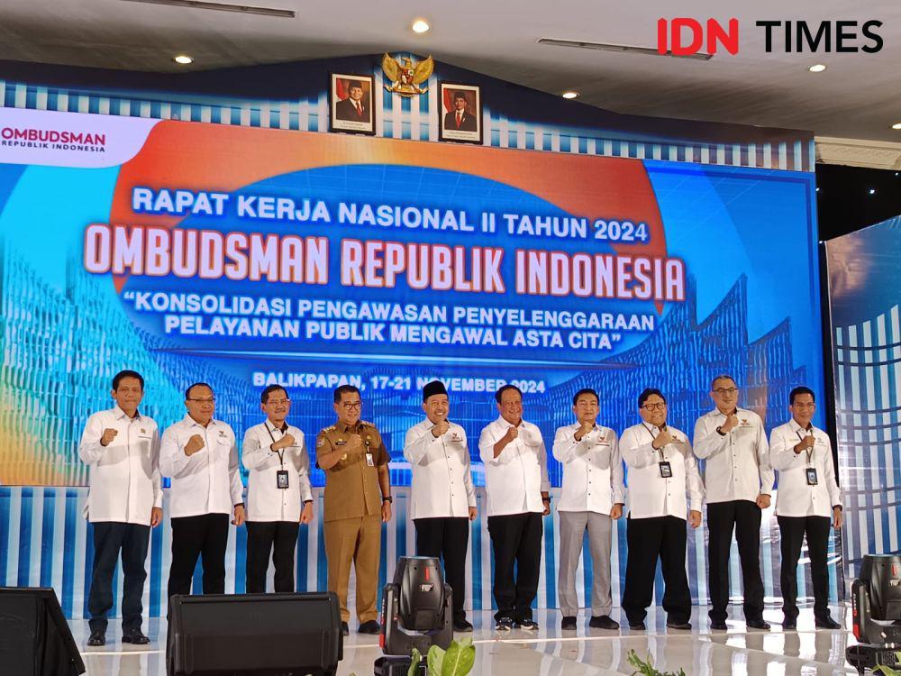 Rakernas Ombudsman RI di Balikpapan, Senin (18/11/2024). (IDN Times/Erik Alfian)