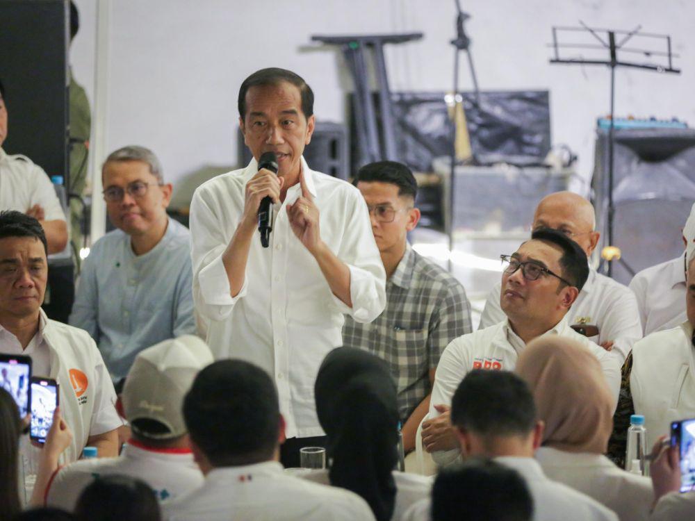 Jokowi Tegaskan Dukungan bagi Ridwan Kamil di Pilkada Jakarta