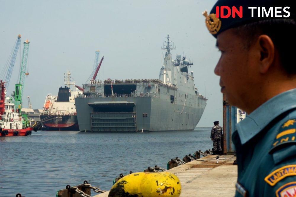 Bersandar di Jakarta, ADF Perkenalkan Kapal HMAS Adelaide