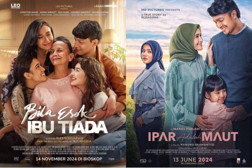 Film Indonesia paling cepat box office (dok. Leo Pictures / Bila Esok Ibu Tiada | dok. MD Pictures / Ipar adalah Maut)
