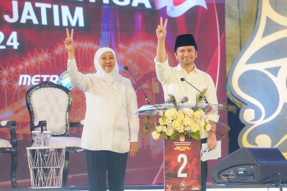 Risma-Gus Hans Minta MK Diskualifikasi Khofifah-Emil