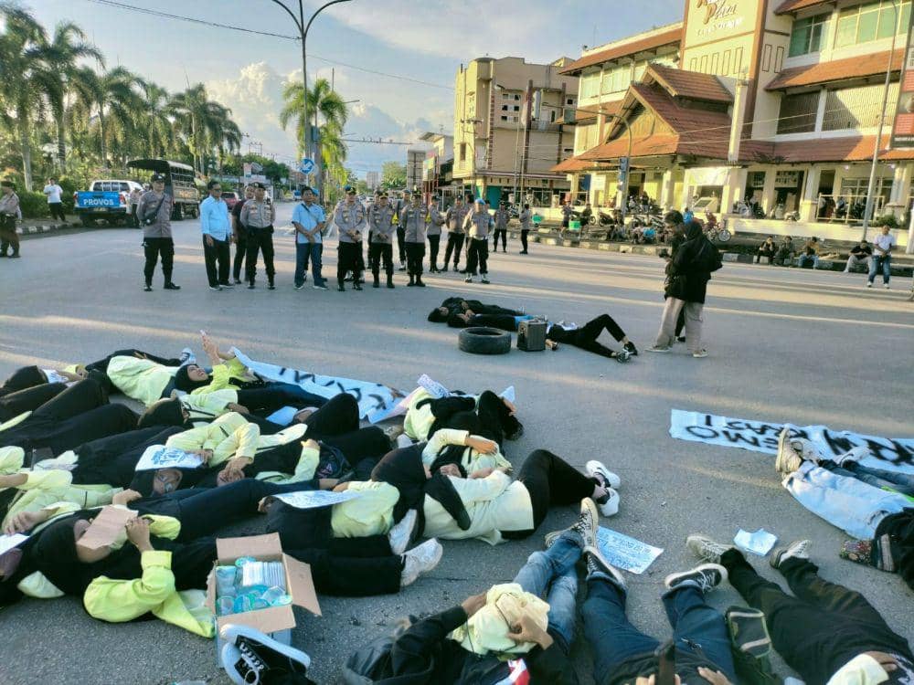 Mahasiswa juga meminta kepolisian menjamin keamanan warga Muara Kate. (Dok. Istimewa)