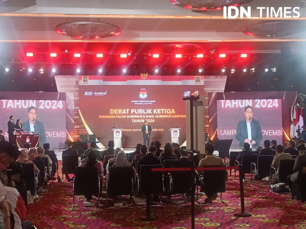 KPU Lampung Minta Debat Terakhir Pilgub Lampung jadi Informasi Pemilih