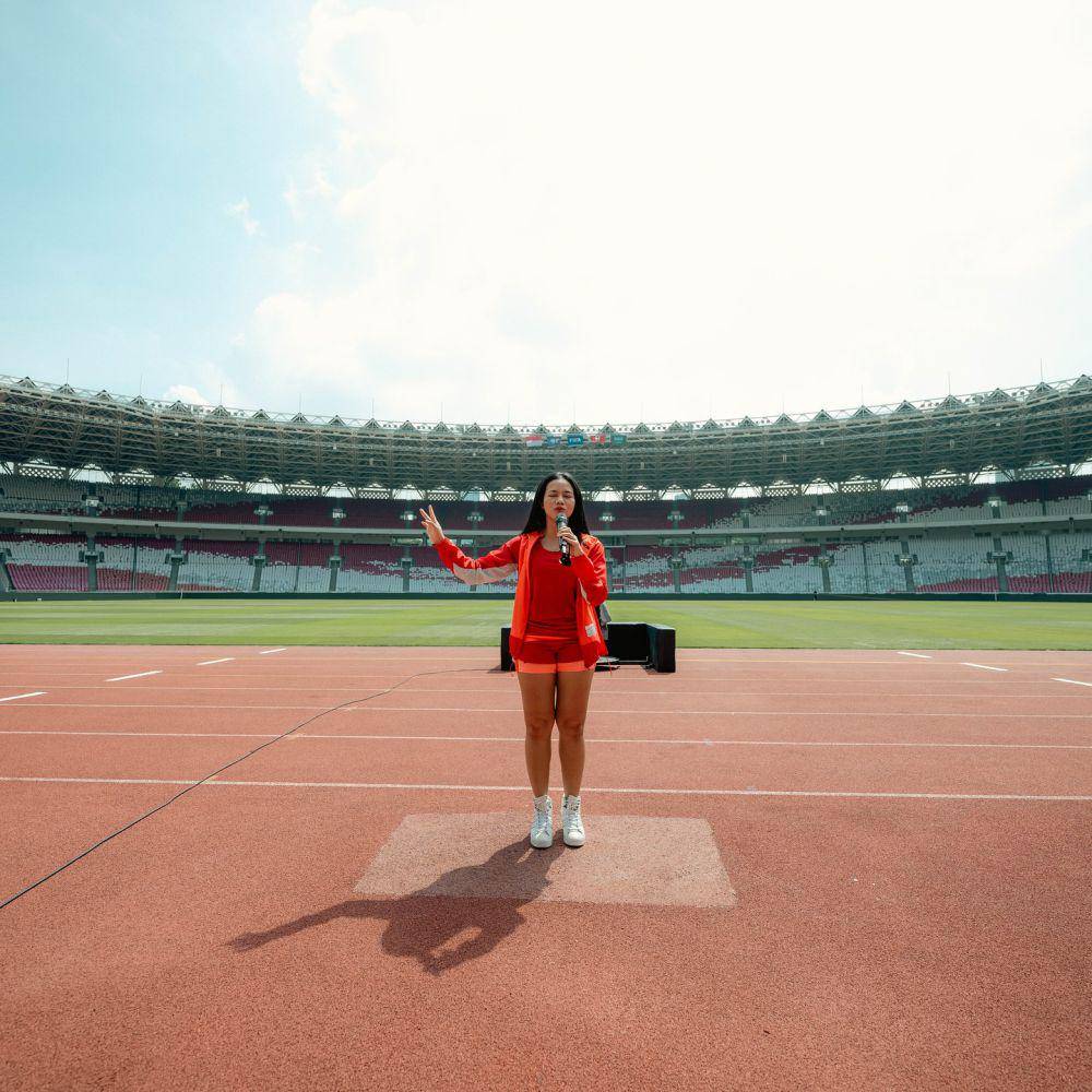 potret Yura Yunita persiapan jelang nyanyi GBK (instagram.com/yurayunita)