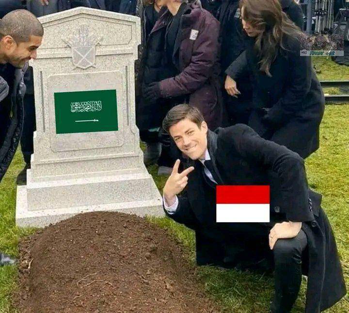 Meme Timnas menang atas Arab (x.com/@ryanlukas17)