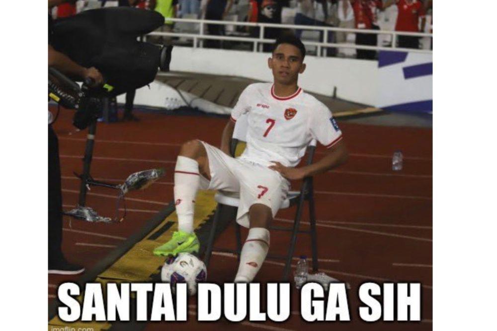 7 Potret Meme Indonesia vs Arab Saudi, King Indo Menyala!