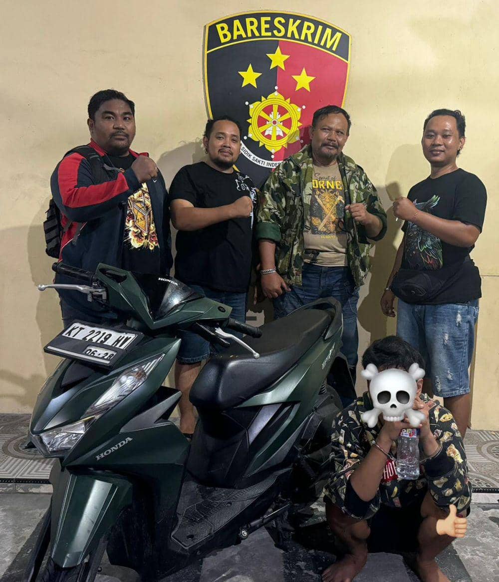 Polisi Ungkap Curanmor di Balikpapan Barat dari Rekaman CCTV