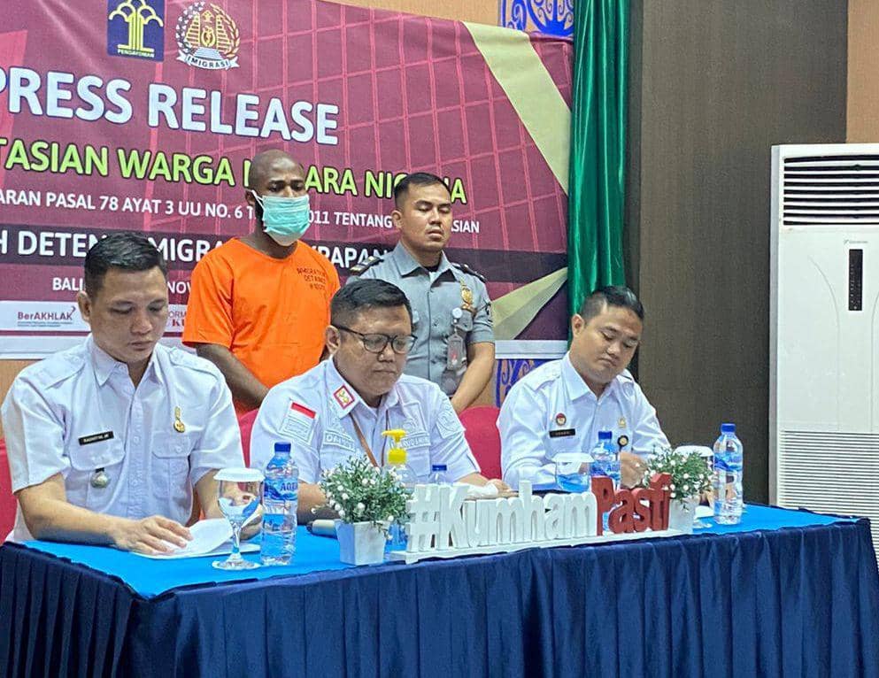 Rudenim Balikpapan akan mendeportasi WNA asal Nigeria. (Dok. Rudenim Balikpapan)