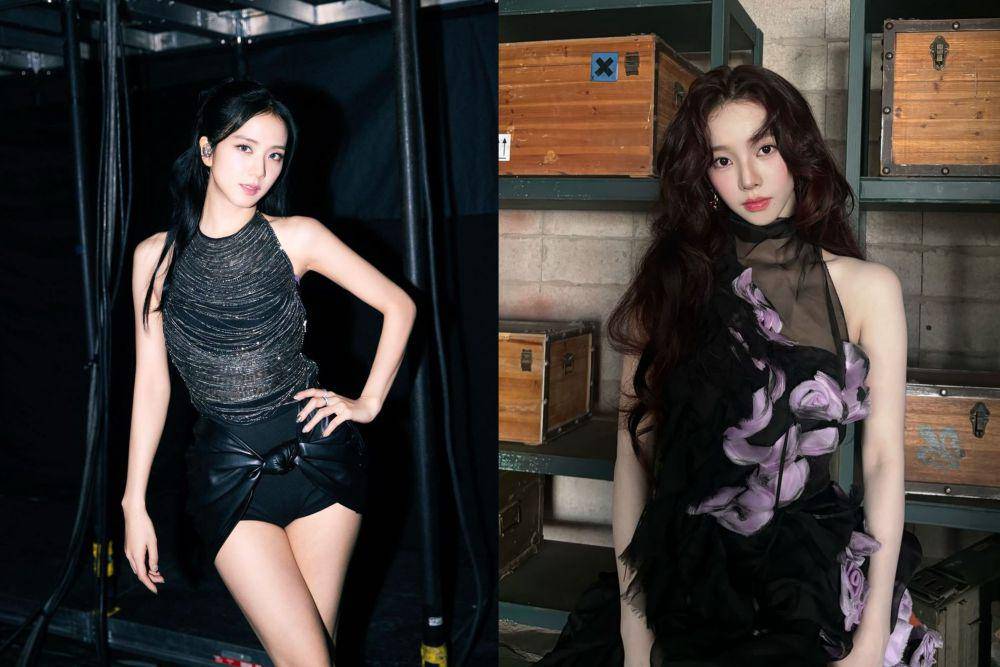 Jisoo BLACKPINK (instagram.com/sooyaaa__) | Karina aespa (instagram.com/katarinabluu))
