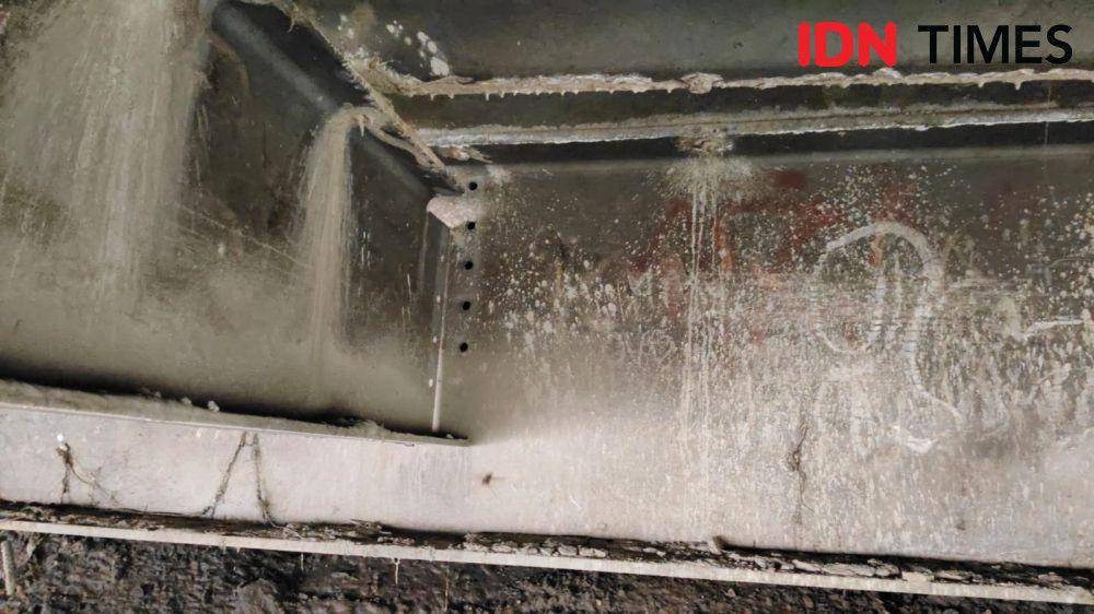 Baut jembatan Cipendawa dicuri. (IDN Times/Imam Faishal)