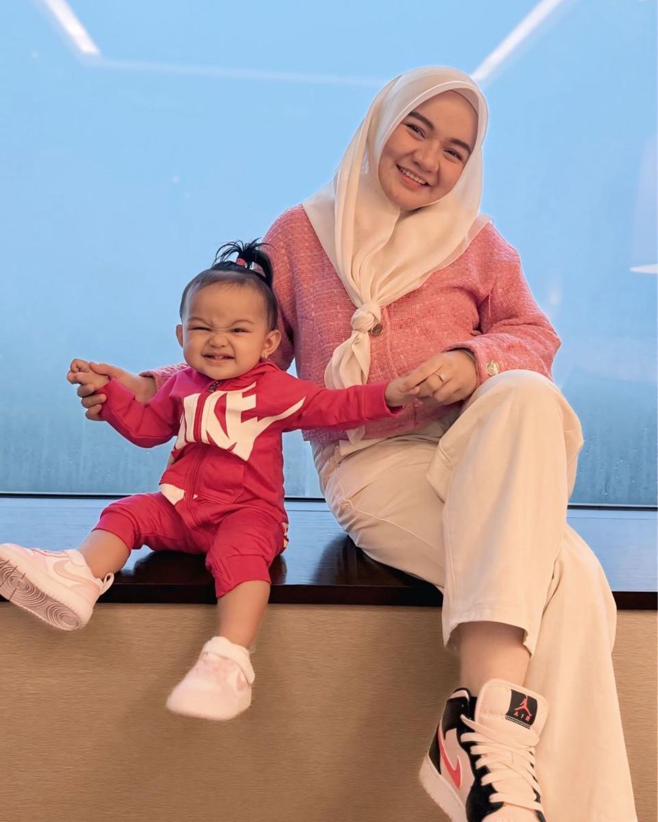 WAGs timnas nonton di GBK (Instagram.com/rismahanisulaiman_)
