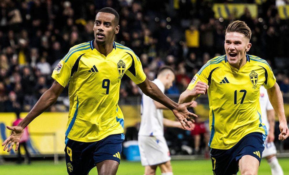 6 Pencetak Gol Swedia di UEFA Nations League 2024/2025