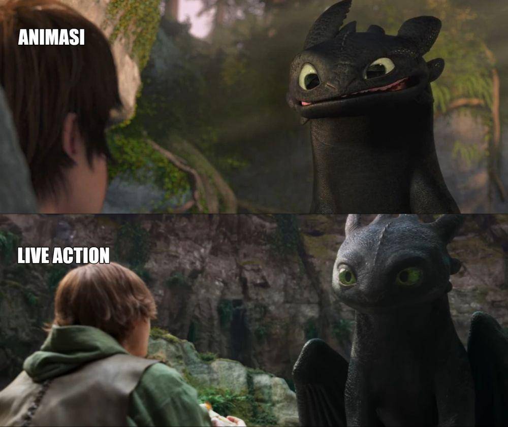 Trailer How to Train Your Dragon Live Action vs Animasi (dok. Dreamworks/Train Your Dragon Live Action | YouTube.com/Universal Pictures)