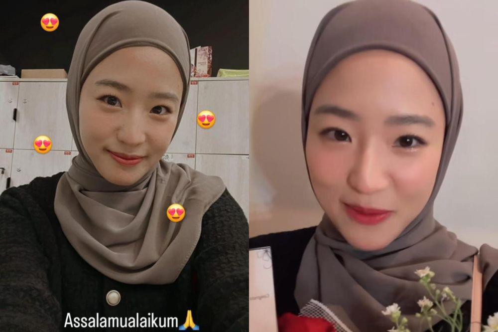 7 Potret Haruka Pakai Hijab, Dukung Film Baru Adhisty Zara