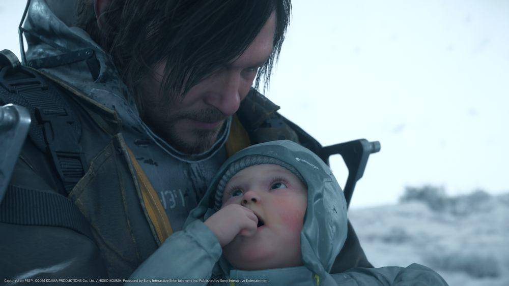 Norman Reedus sebagai Sam (dok. Kojima Productions/Death Stranding 2: On the Beach)