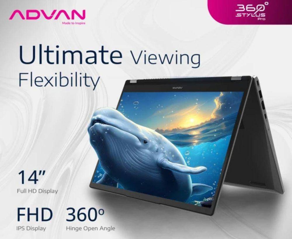 Advan 360 Stylus Pro (tokopedia.com/Advan Official IT Store)
